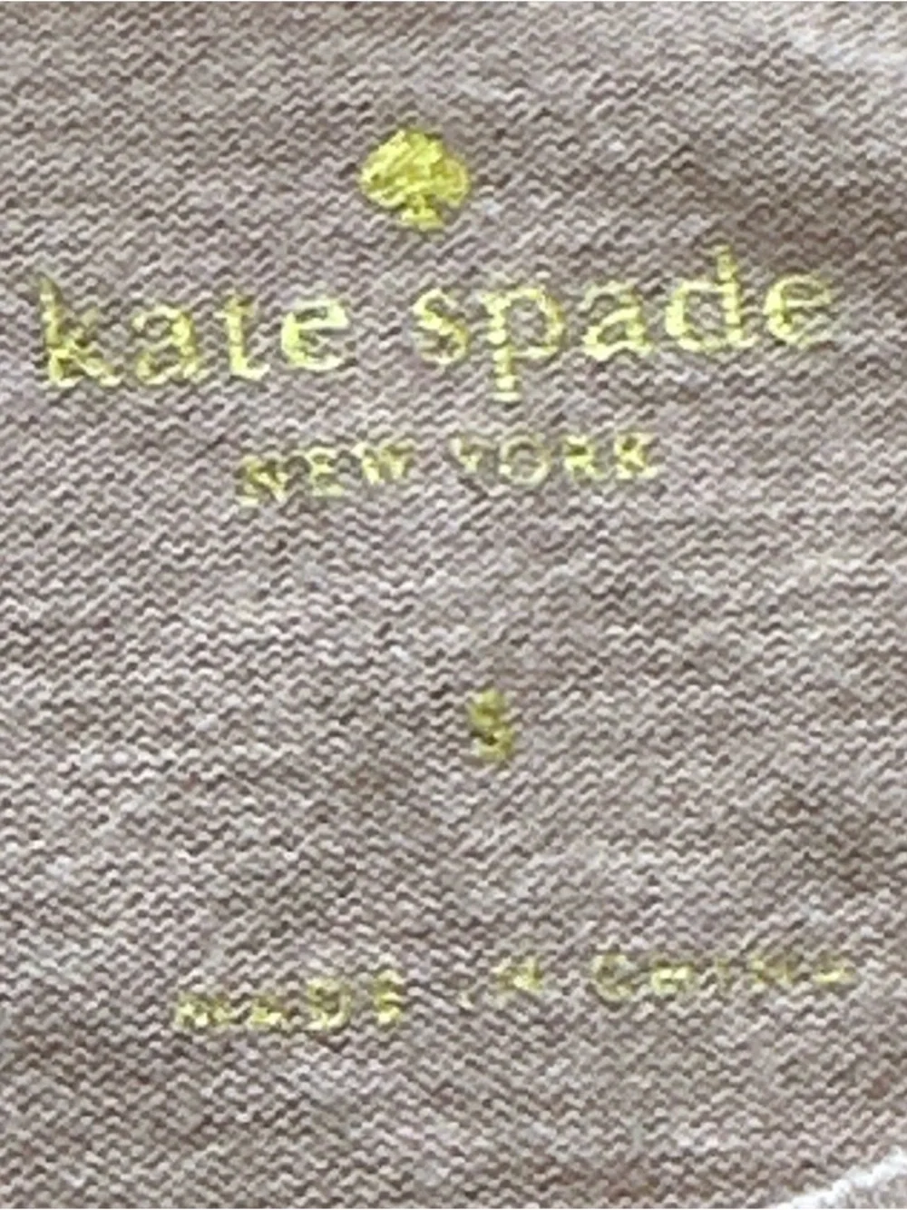 Kate Spade Stud-Trim Peplum Short-Sleeve Top in Dusty Pink size S